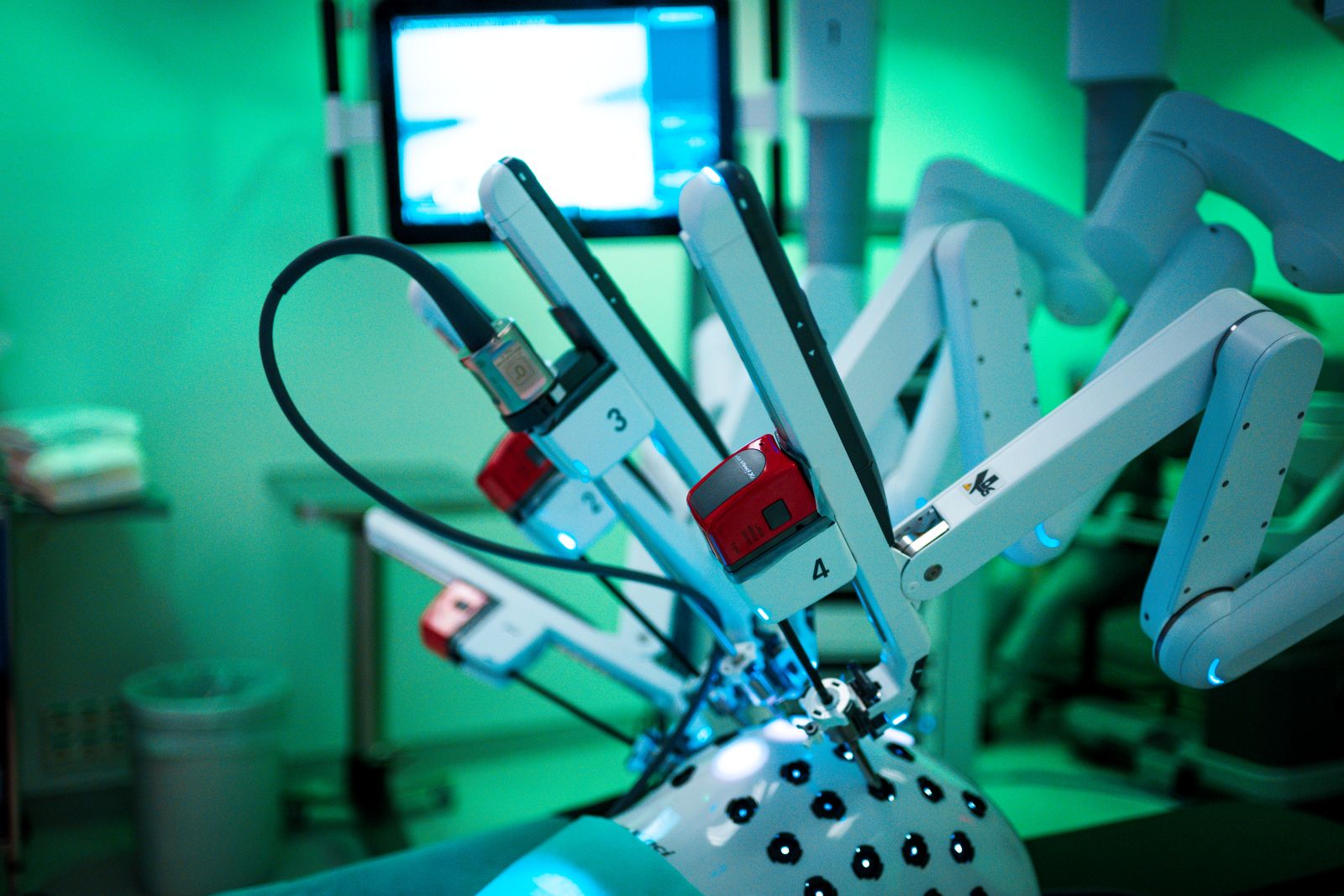 Instrument på operasjonsstue, nærbilde