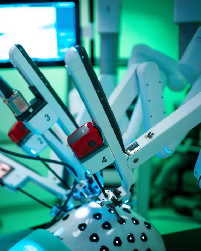 Instrument på operasjonsstue, nærbilde