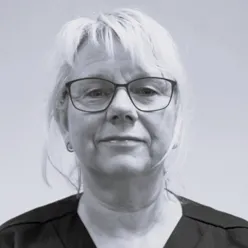 A person with glasses
