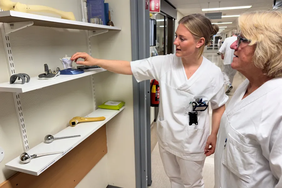 Et par personer i et laboratorium