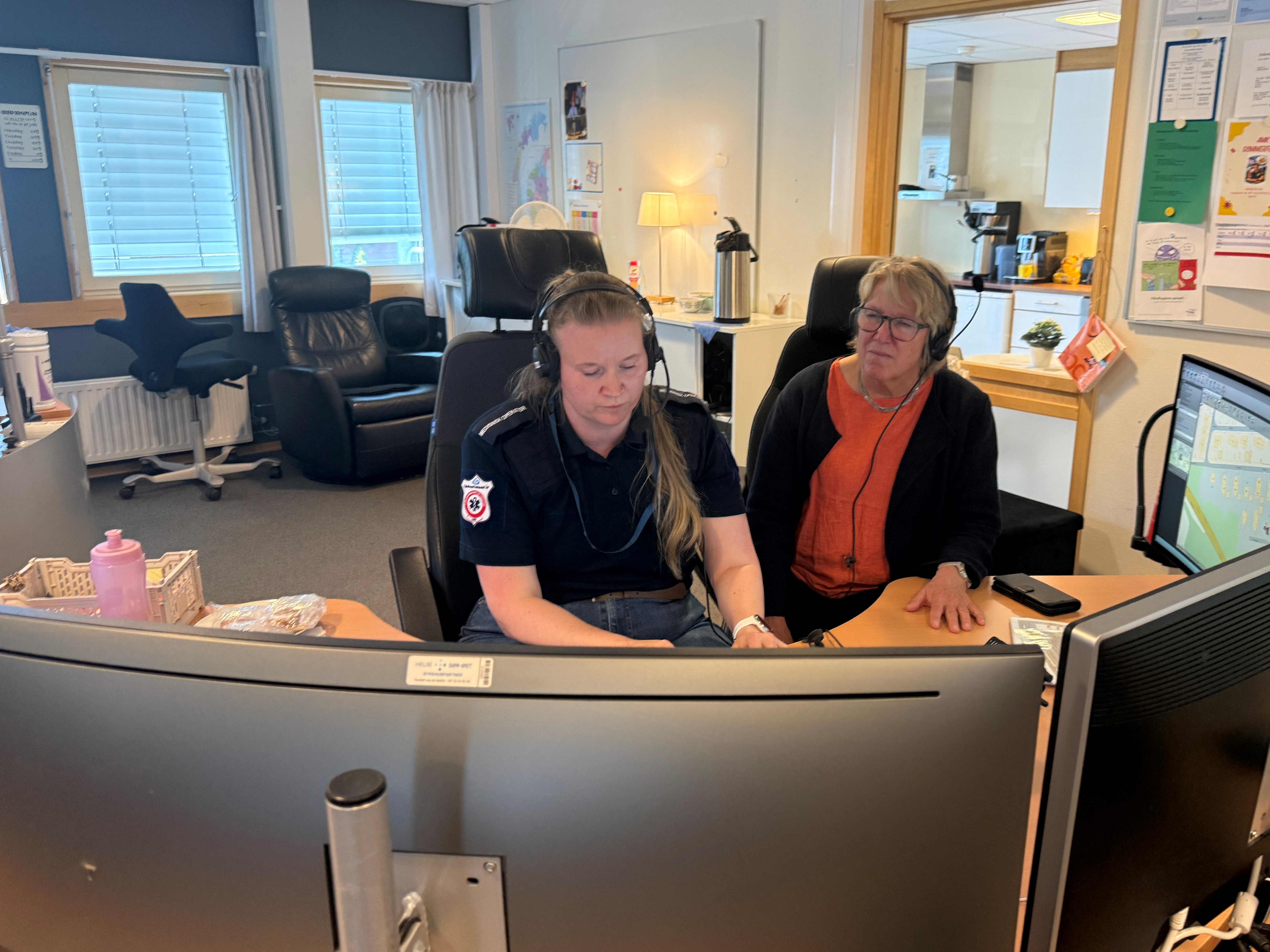 Ressurskoordinator med hospitant på AMK