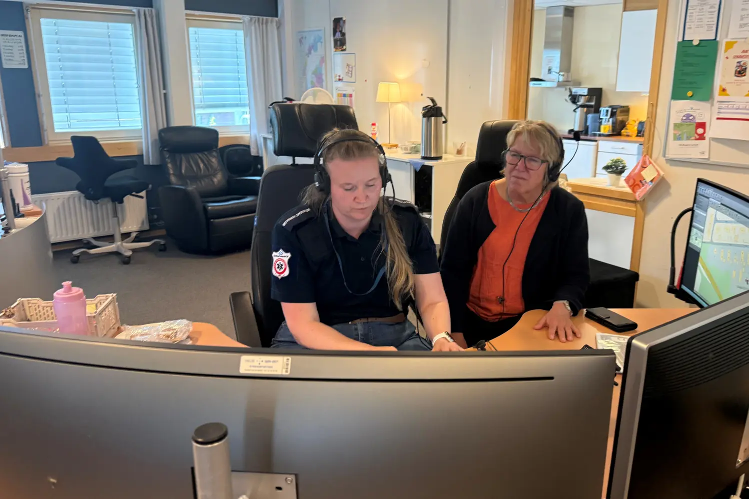 Ressurskoordinator med hospitant på AMK