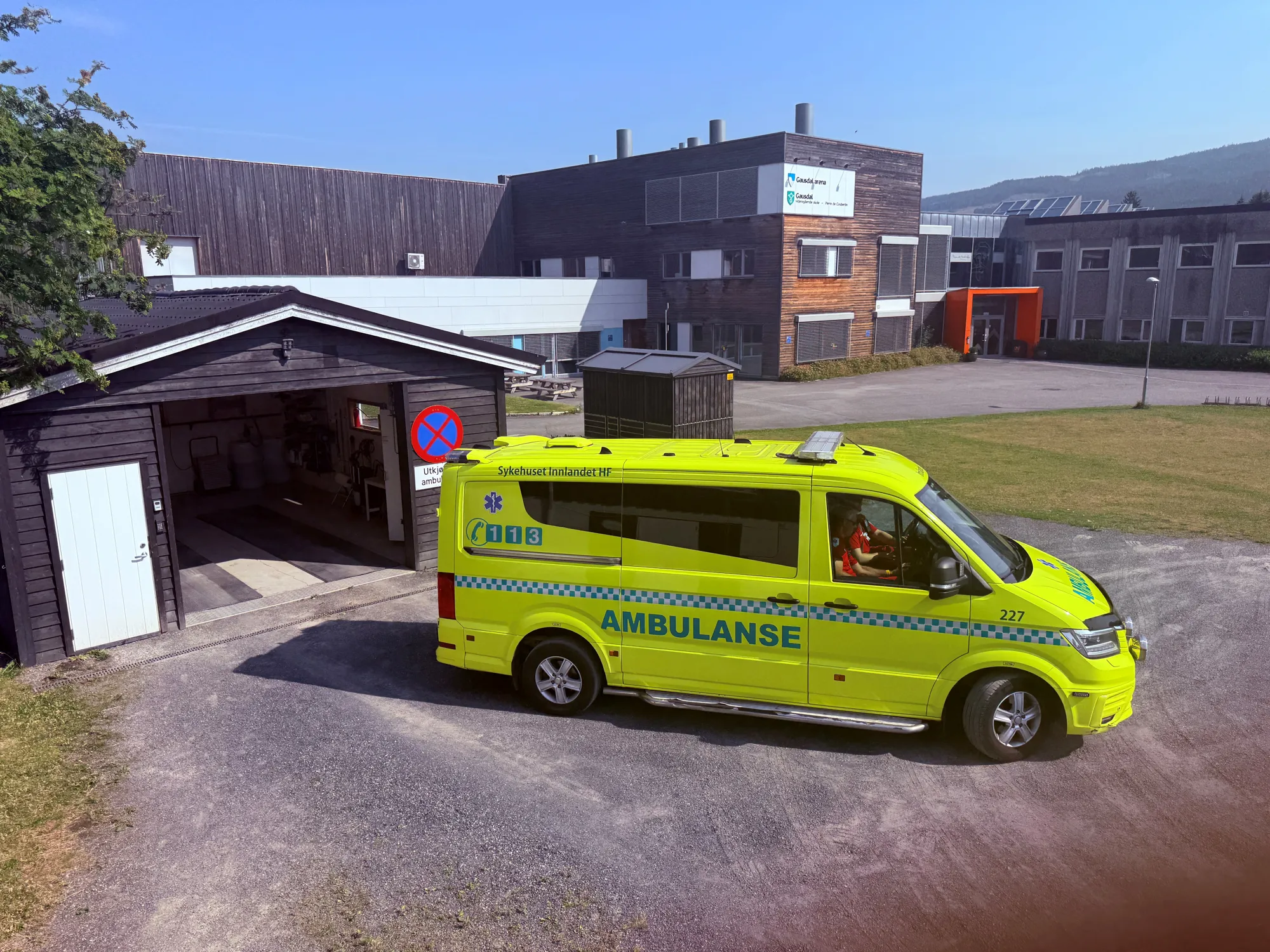Ambulansestasjonen i Gausdal.