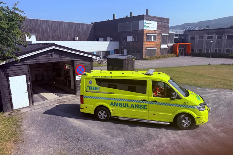 Ambulansestasjonen i Gausdal.