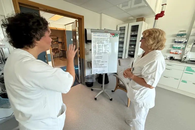 Systematisert tiltakskort for akuttsituasjoner på nyfødtintensiv