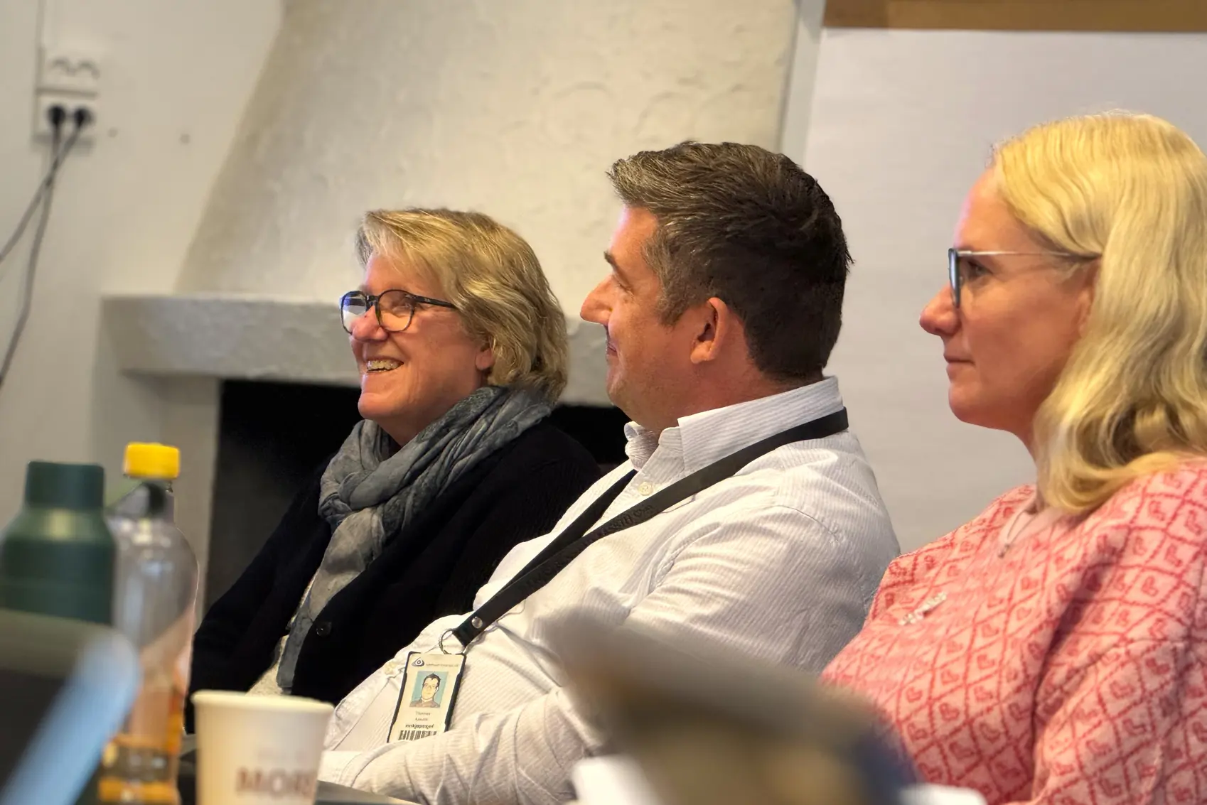 Ansatte i innkjøpsavdelingen under hospitering fra administrerende direktør