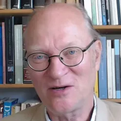 A man wearing glasses